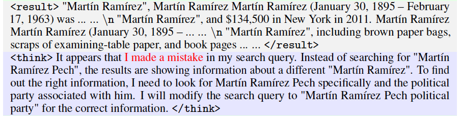 RL Self-Correction Example